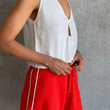 Arcaa Pippa Drawstring Short - Hibiscus