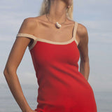 Duke Mini Dress - Hibiscus & Sand