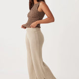 Mila Textured Tank - Cacao
