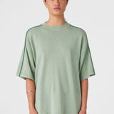 Arcaa Pippa Oversized Tee - Eucalyptus & Sea Green