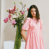 Rumi Dress in Petal Pink