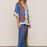 Bohemian Traders Kauai Short Sleeve Shirt - Blue