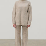 Oat Marle Merino Wool Blend Knit Jumper