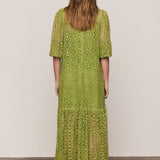 Bohemian Traders Ellie Lace Dress - Citron