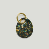 Kitty Paloma Pendant Keychain - Green Tortoiseshell