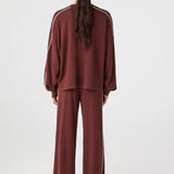 Arcaa Pippa Long Sleeve Tee - Raisin & Cream