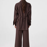 Arcaa Rae Shirt - Espresso Stripe