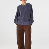 Arcaa Solene Sweater - Chocolate & Royal Multi