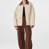 Arcaa Rory Jacket - Beige & Espresso