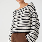 Arcaa Maisie Sweater - Cream & Black