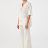 Arcaa Aster Crochet Pant - Cream