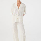 Arcaa Aster Crochet Pant - Cream