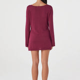 Arcaa Kira Mini Dress - Merlot