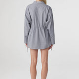 Arcaa Sia Shirt - Muted Blue Check
