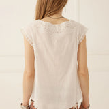 Spell Bridget Lace Cami - Pearl