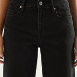 Mia Mid Wide Leg Jean - Black