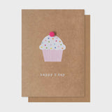 Cupcake Pom Pom Card