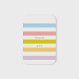 Striped Thank You Tag