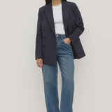 Assembly Label Ellen Double Breasted Blazer - True Navy