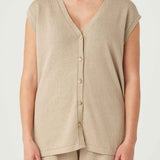 Ada Vest - Taupe