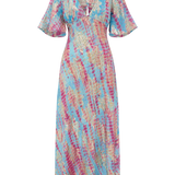 Hanabi Fever Bias Maxi Dress