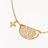 Live in Light Lotus Necklace