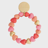 Vanessa Baroni Hearts Bracelet - Rosey