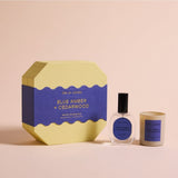 Duo Set - Blue Amber & Cedarwood Room Spray & Candle