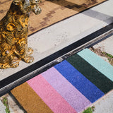 Happy Stripe Coir Door Mat