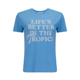 Spell Life's Better Tee - Vintage Blue