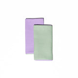 TWO x HALF HALF NAPKINS - LILAC + SAGE