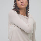 Nagnata Essentials Long Sleeve Tee - Moonbeam