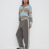 Nagnata Organic Ivy Crop Polo - Cloud