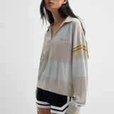 Nagnata Organic Ivy Crop Polo - Vanilla