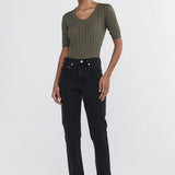 Straight Leg Jean - Black