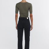 Straight Leg Jean - Black