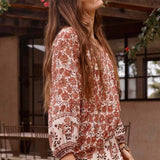 Spell Petalwood Blouse - Dusty Rose Pink