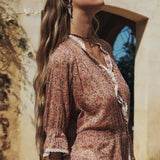 Spell Mimi Rose Blouse - Pink Posey