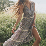 Spell Mimi Rose Sleeveless Boho Dress Violet Fields