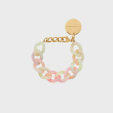 Vanessa Baroni Mini Flat Chain Bracelet - Neon Rainbow