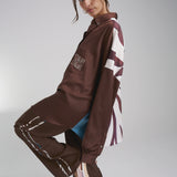 Elastic Pants w/ Stripe - Nautilus Stripe
