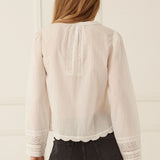 Spell Prairie Long Sleeve Blouse - White