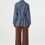Arcaa Blair Shirt - Muted Blue Stripe