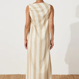 Natural Stripe Organic Cotton Dress