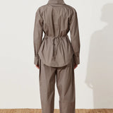 Pewter Organic Cotton Tie Shirt