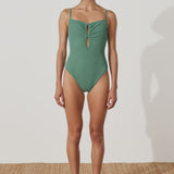 Emerald Textured One Piece