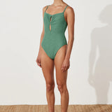 Emerald Textured One Piece