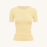 Rib Knit Tee Butter