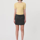 Rib Knit Tee Butter