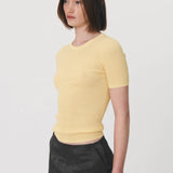Rib Knit Tee Butter
